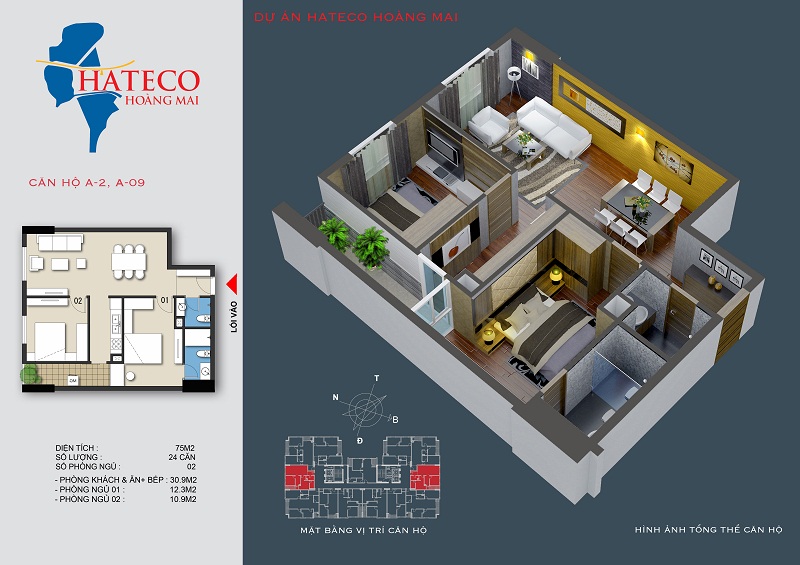 Thiết kế căn hộ A-09