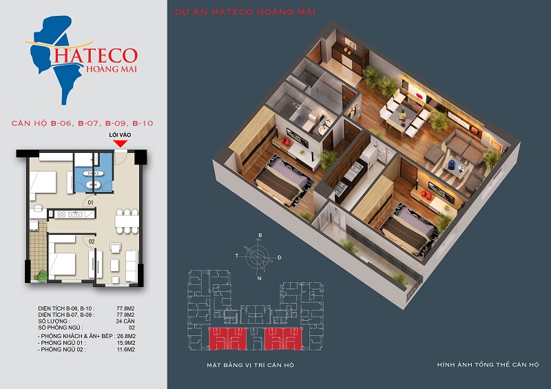 Thiết kế căn hộ B-09
