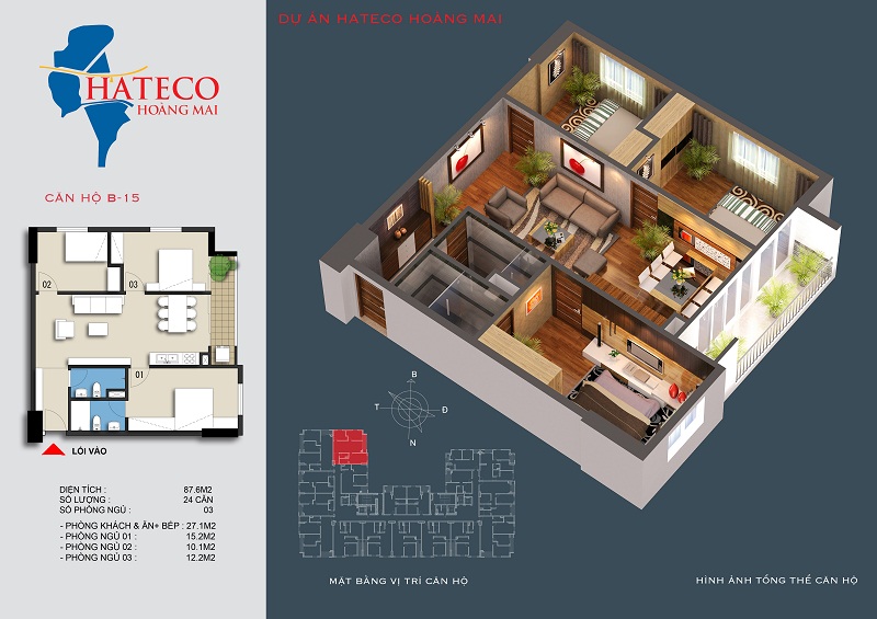 Thiết kế căn hộ B-15