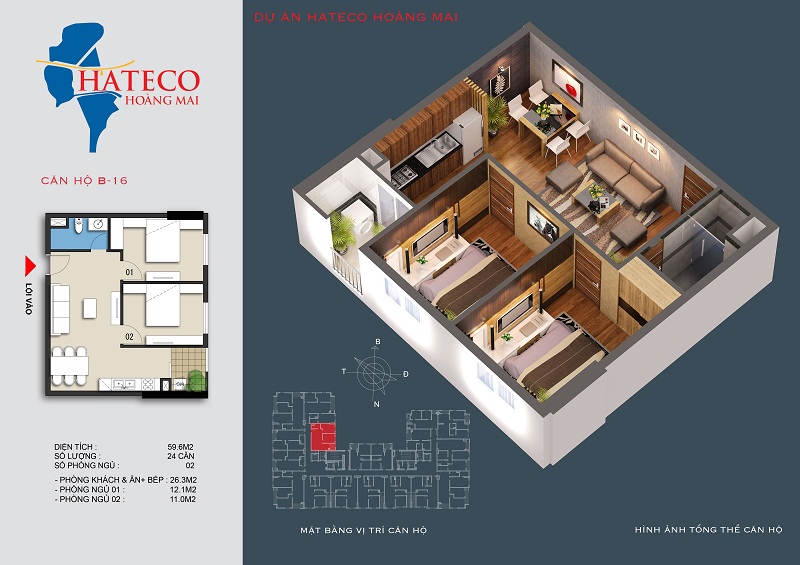 Thiết kế căn hộ B-16