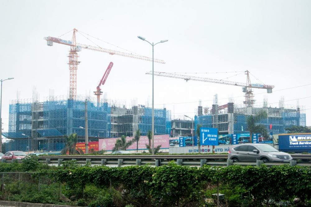 Dự án đang xây thô tới tầng thứ 7