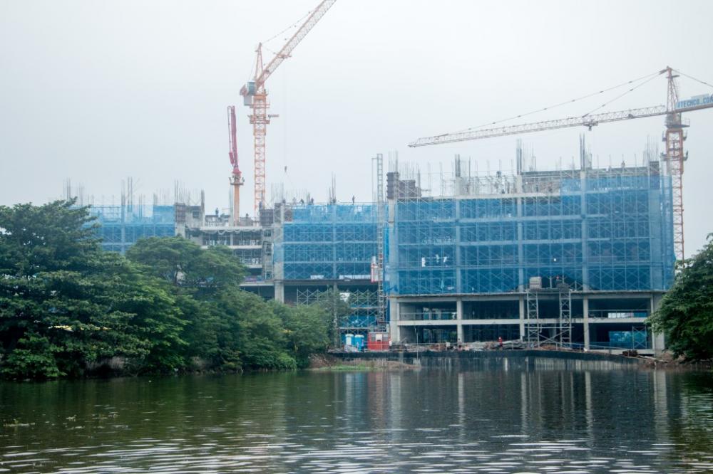 Dự án đang xây thô tới tầng thứ 7