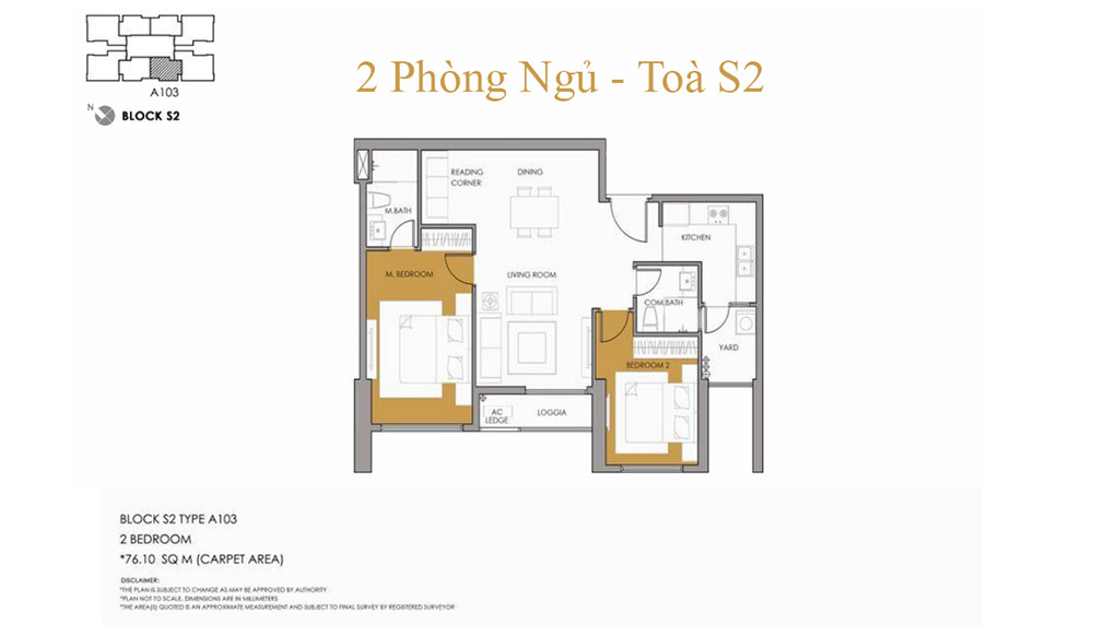 Thiết kế căn hộ A103