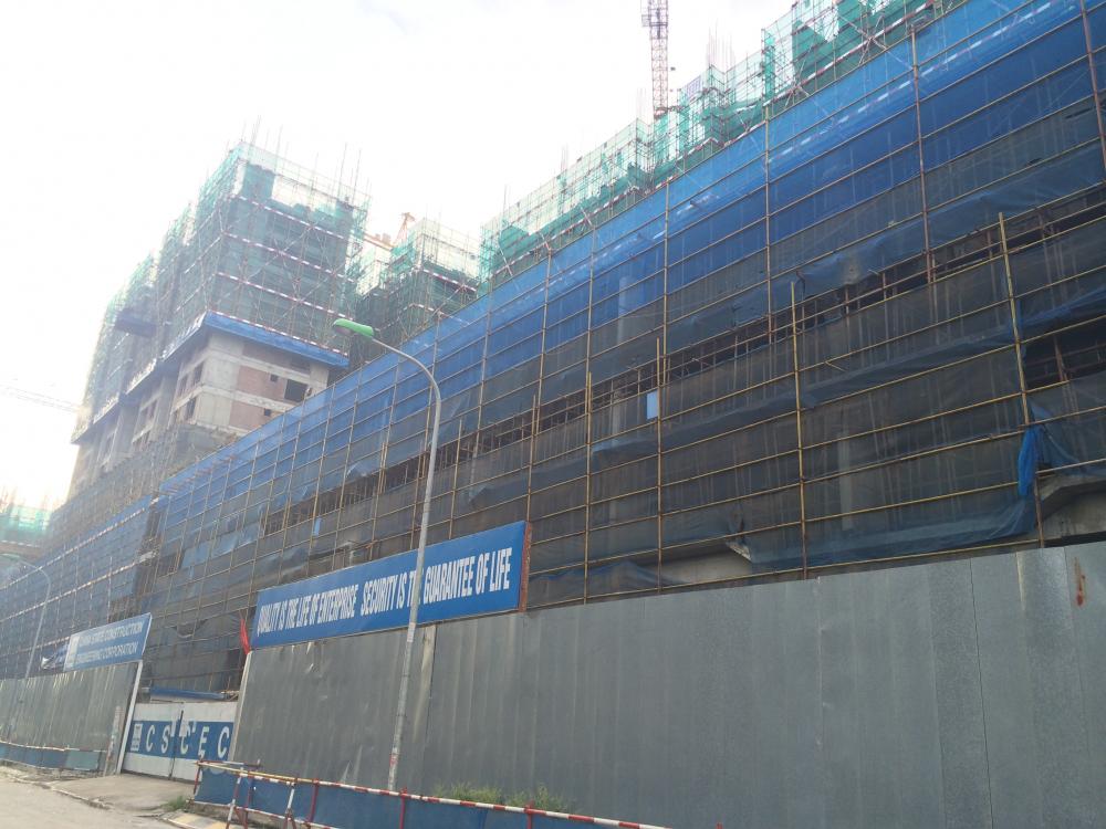 Dự án đang thi công từ S1 đến S4, tầng 8 đến 22