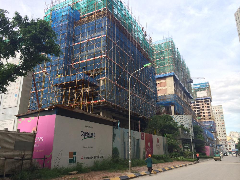 Dự án đang thi công từ S1 đến S4, tầng 8 đến 22