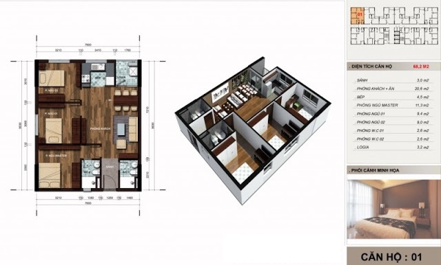 Thiết kế căn hộ 01