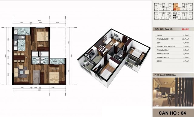 Thiết kế căn hộ 04