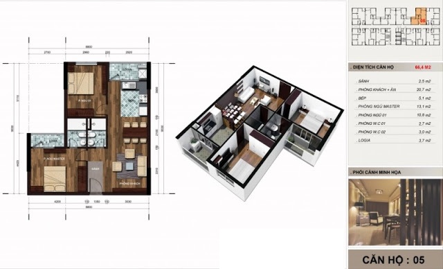 Thiết kế căn hộ 05