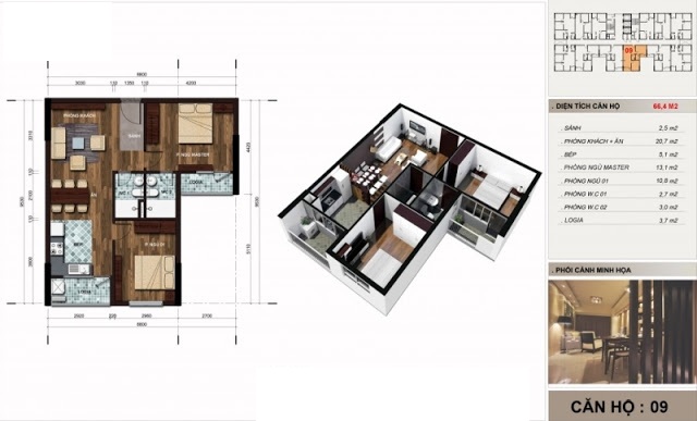 Thiết kế căn hộ 09