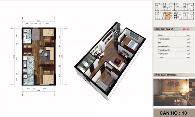 Thiết kế căn hộ 10