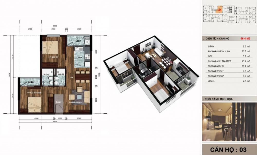 Thiết kế căn hộ 03