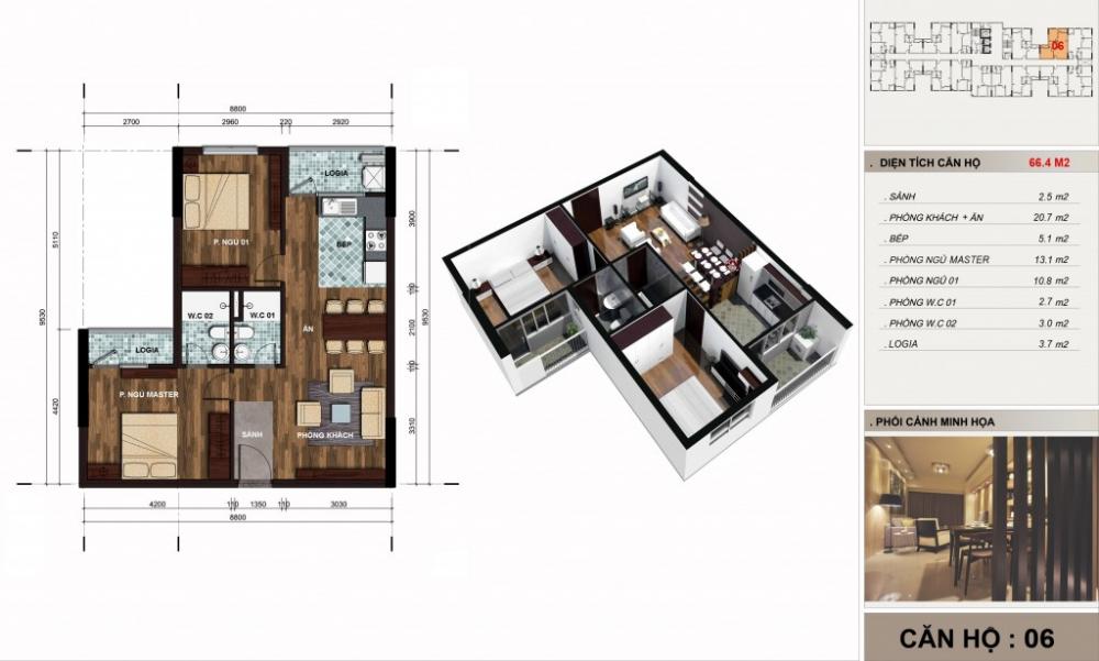 Thiết kế căn hộ 06