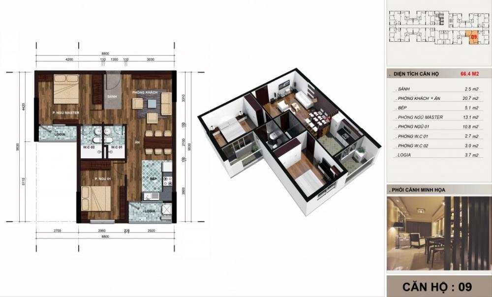 Thiết kế căn hộ 09