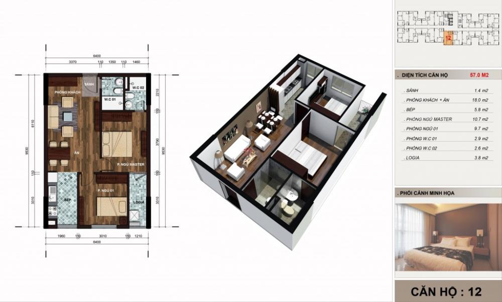 Thiết kế căn hộ 12