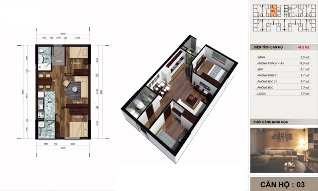 Thiết kế căn hộ 03