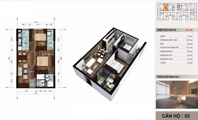 Thiết kế căn hộ 02