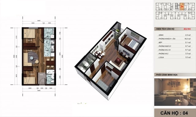 Thiết kế căn hộ 04