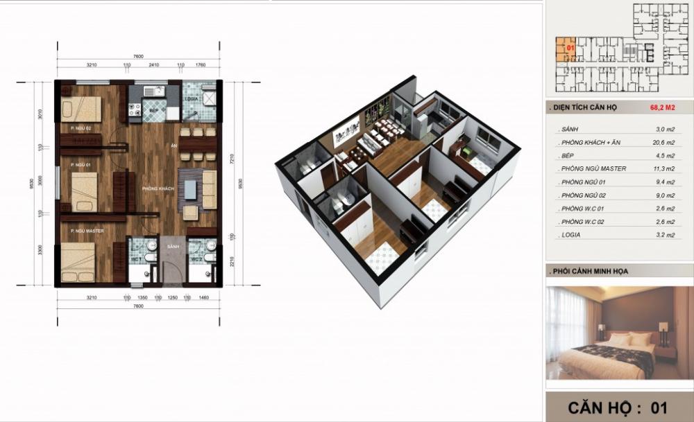 Thiết kế căn hộ 01