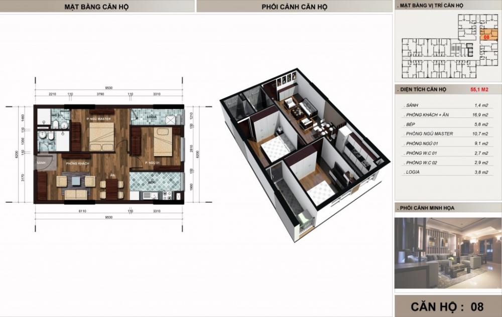 Thiết kế căn hộ 08