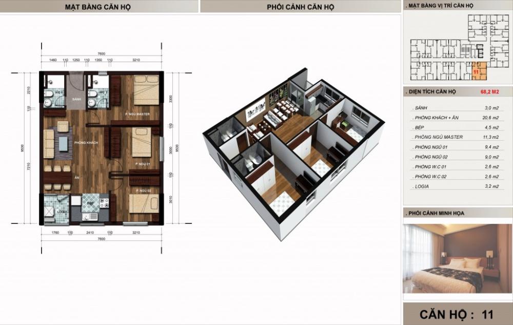 Thiết kế căn hộ 11
