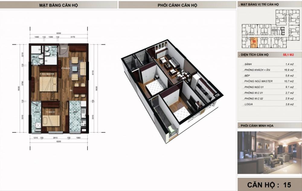 Thiết kế căn hộ 15