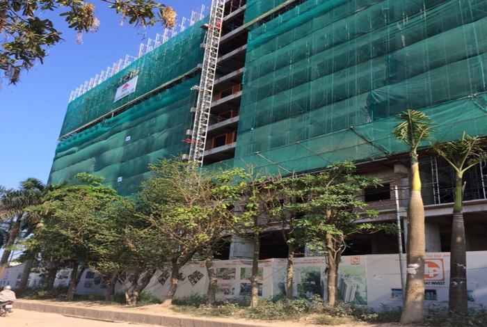 Dự án đang xây dựng phần thô