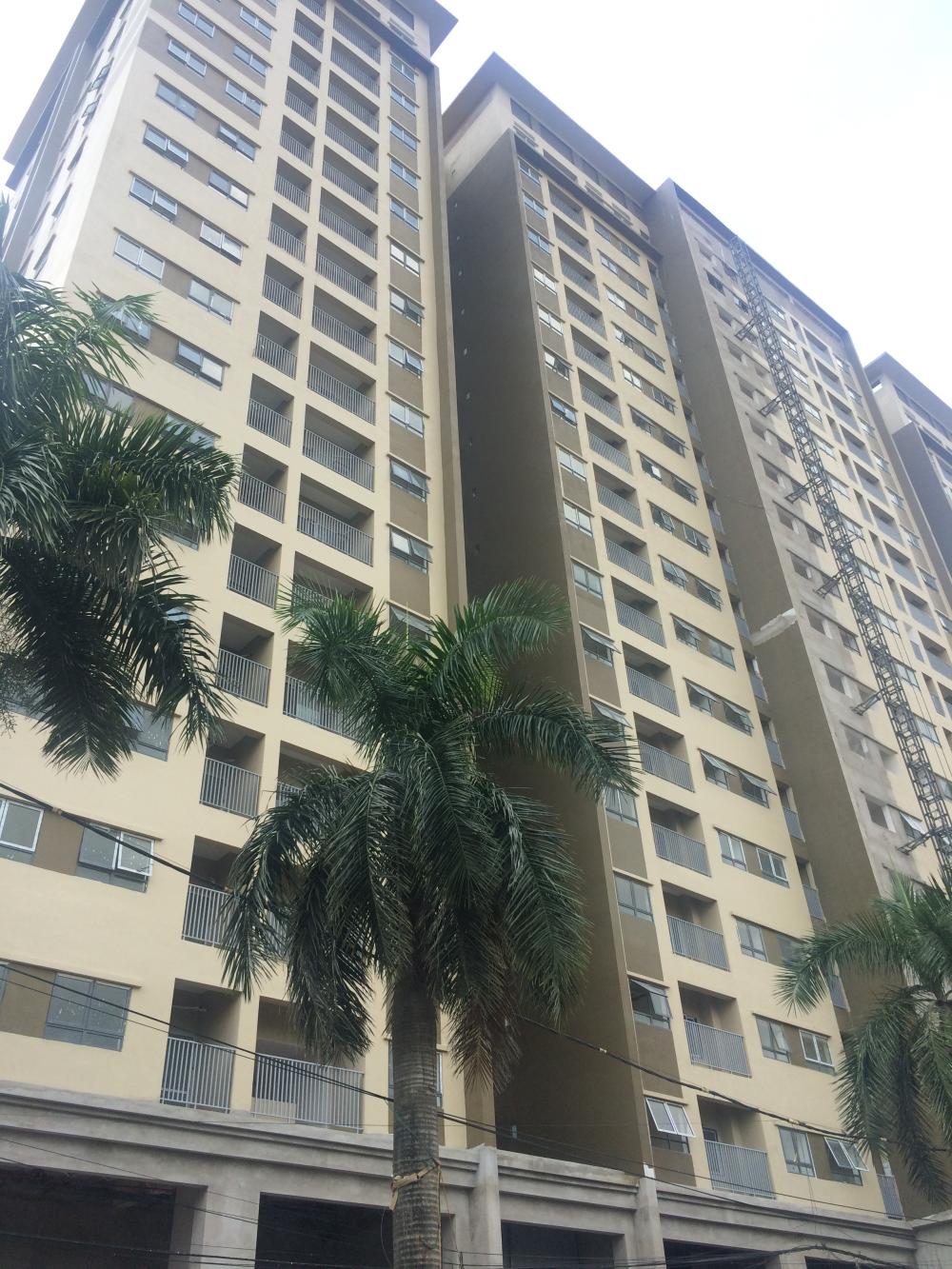 2 tòa đã hoàn thiện, còn lại thì chưa sơn