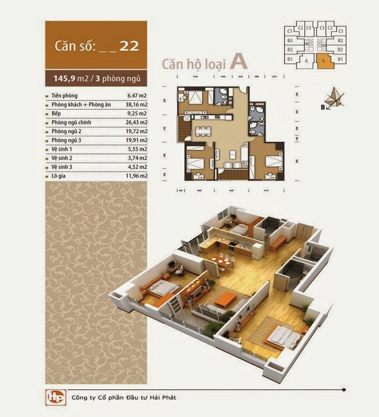 Thiết kế căn hộ A