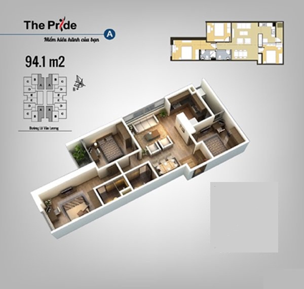 Thiết kế căn hộ A