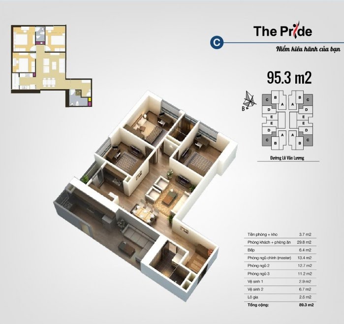 Thiết kế căn hộ C