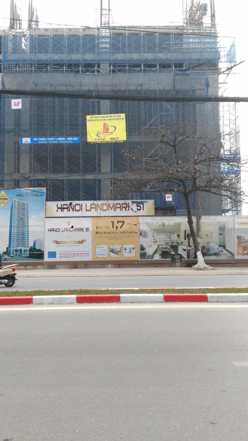 Dự án đang thi công tầng 7