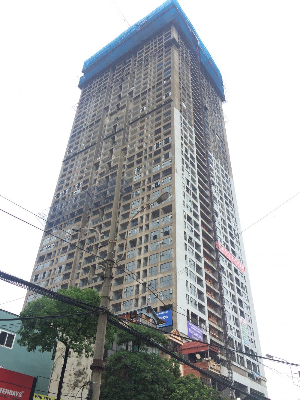 Dự án đang thi công tới mặt sàn tầng 50