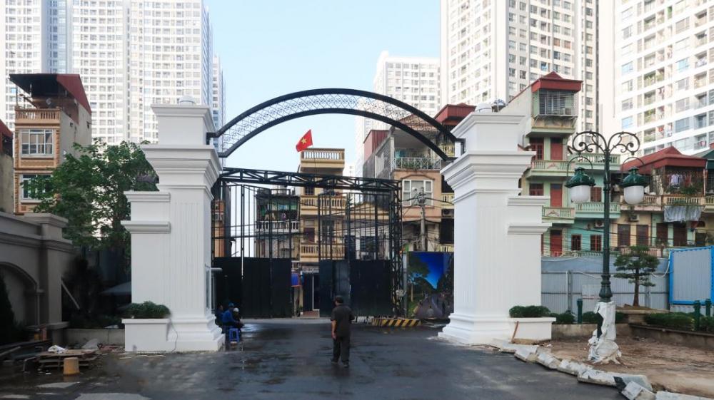 Dự án đang hoàn thiện những công đoạn cuối cùng để bàn giao nhà