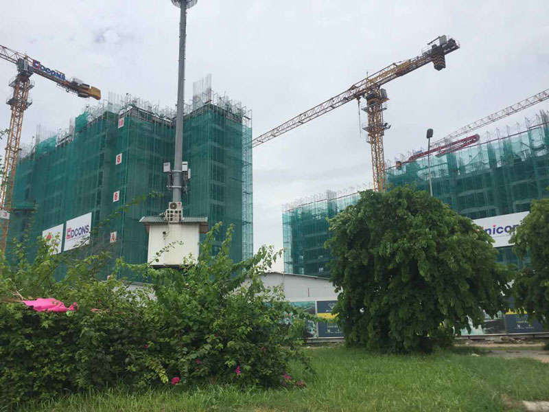 Dự án đang thi công phần thô