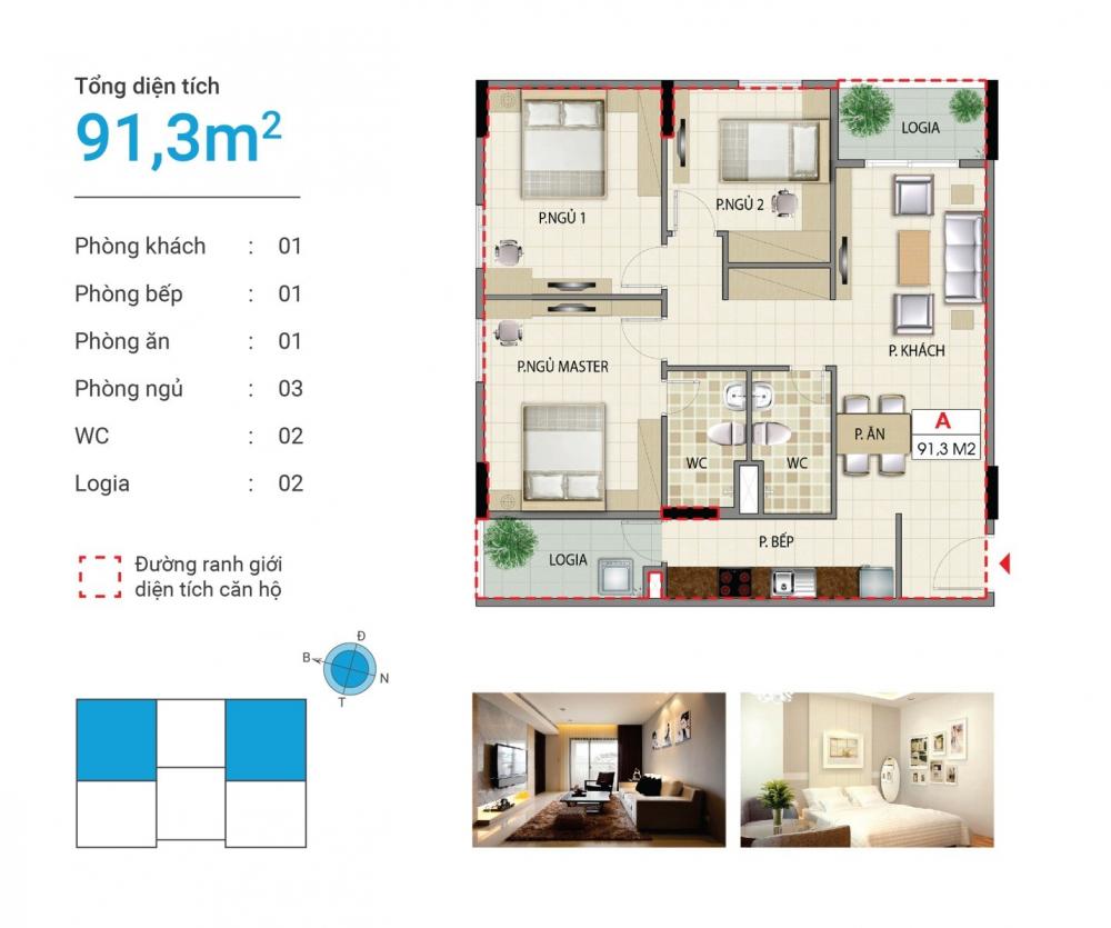 Thiết kế căn hộ A