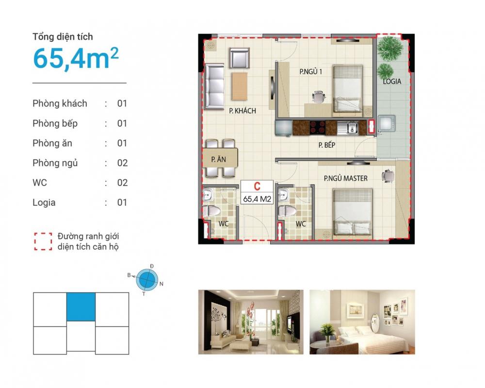 Thiết kế căn hộ C