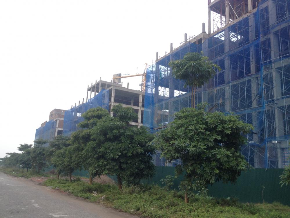 Dự án đã hoàn thiện xong phần thô 3 block 5 tầng