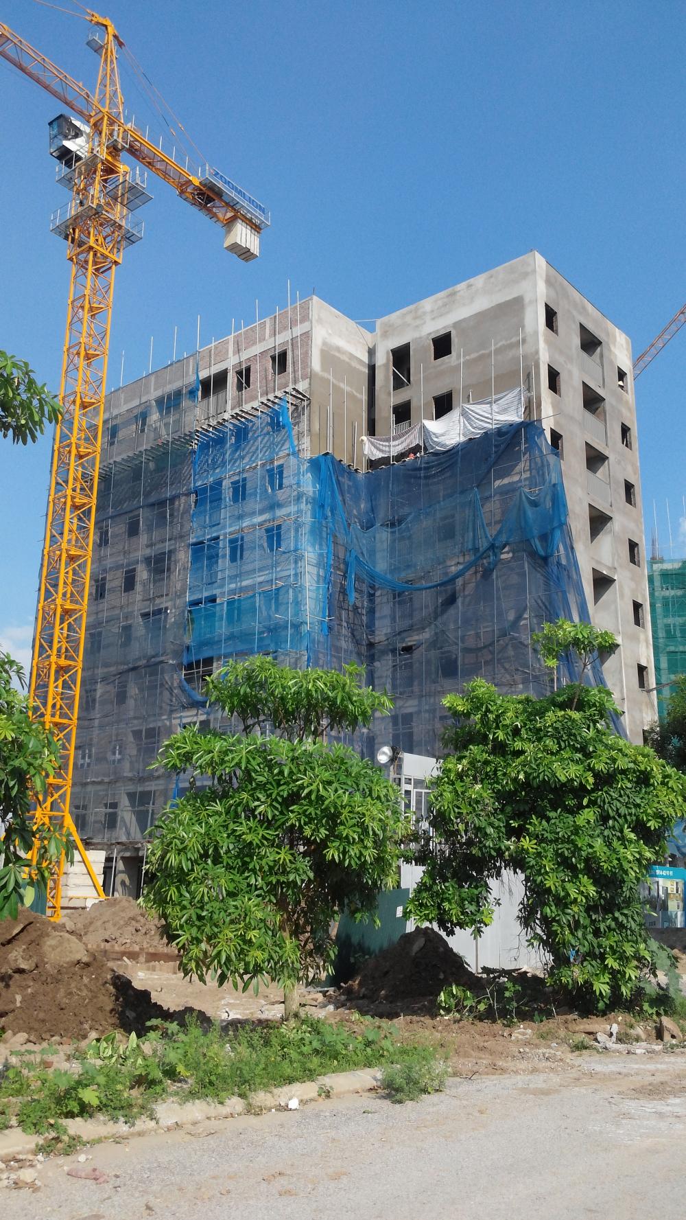 Dự án đã cất nóc