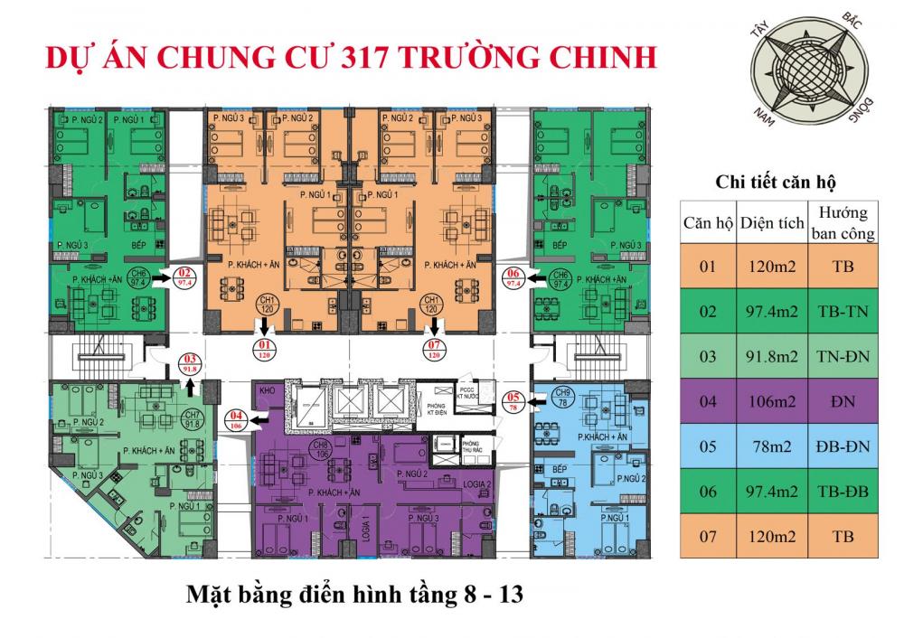 Tầng 8-13