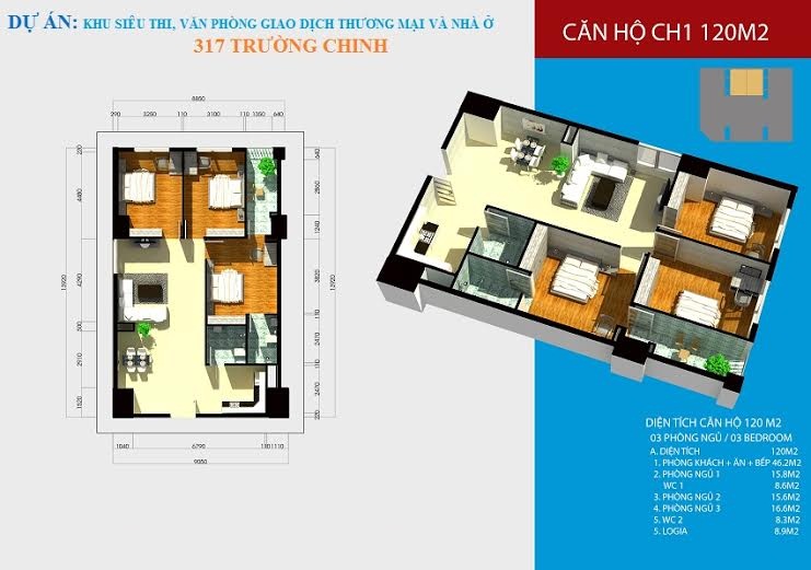 Thiết kế căn hộ 01,07