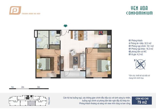 Thiết kế căn hộ CH5