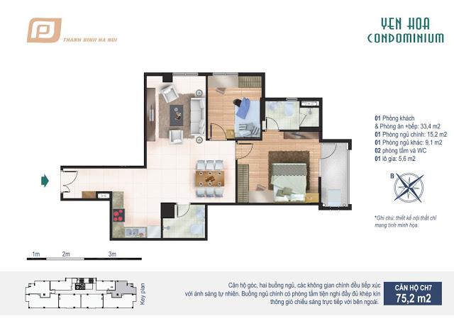 Thiết kế căn hộ CH7