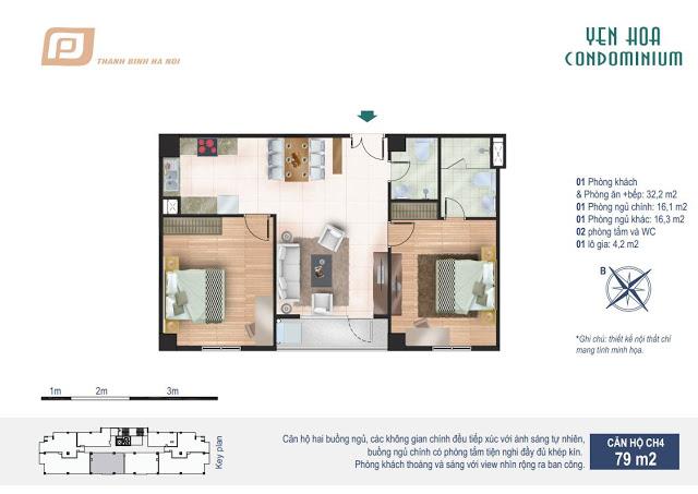 Thiết kế căn hộ CH4