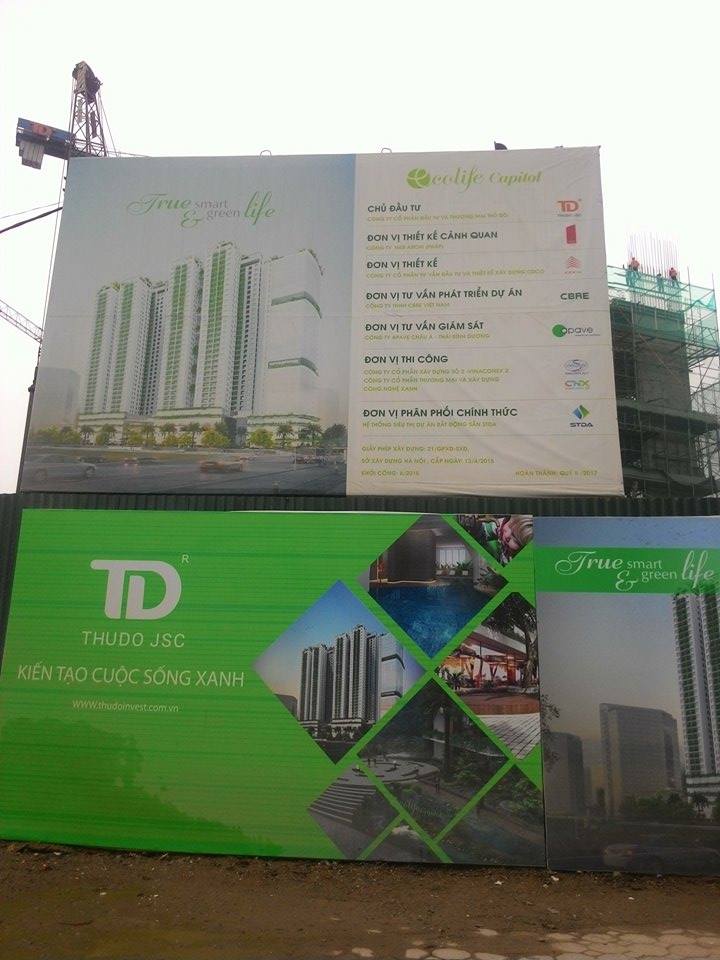 Dự án đang thi công mặt sàn tầng 6