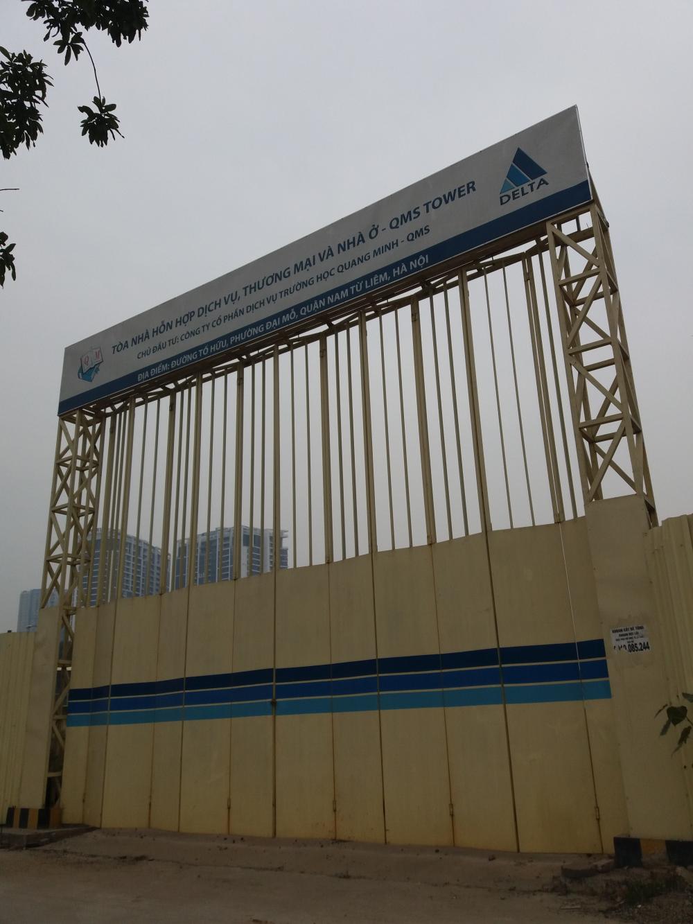 Dự án đang thi công tới mặt sàn tầng 11