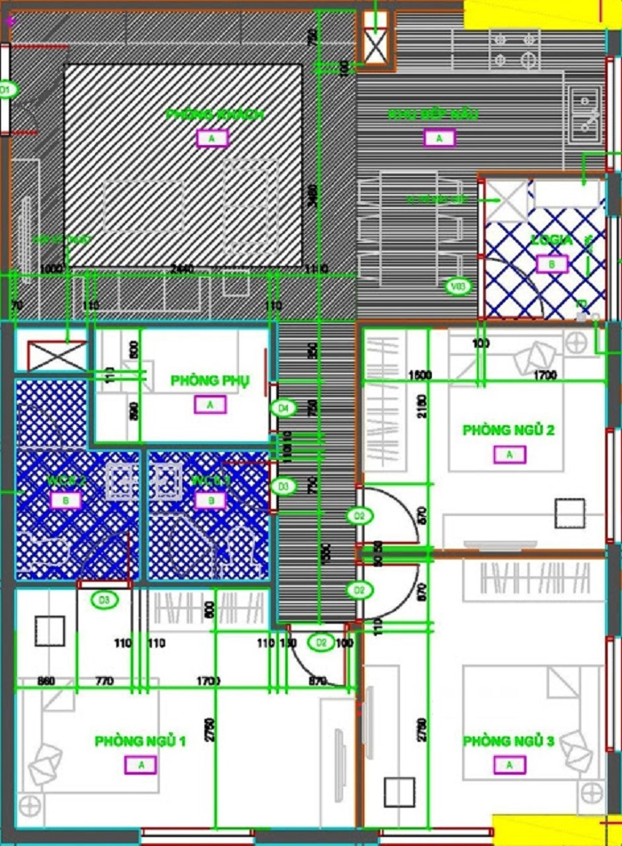 Thiết kế căn hộ A7