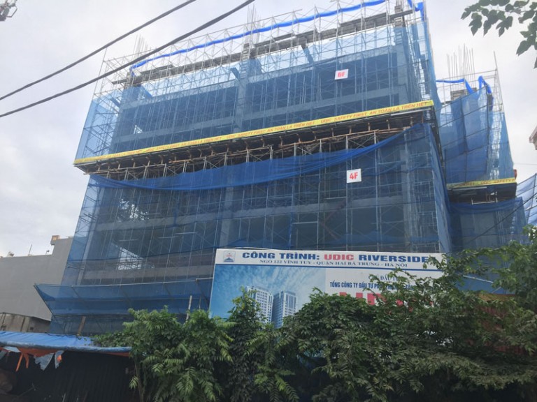 Dự án chuẩn bị đổ sàn tầng 12