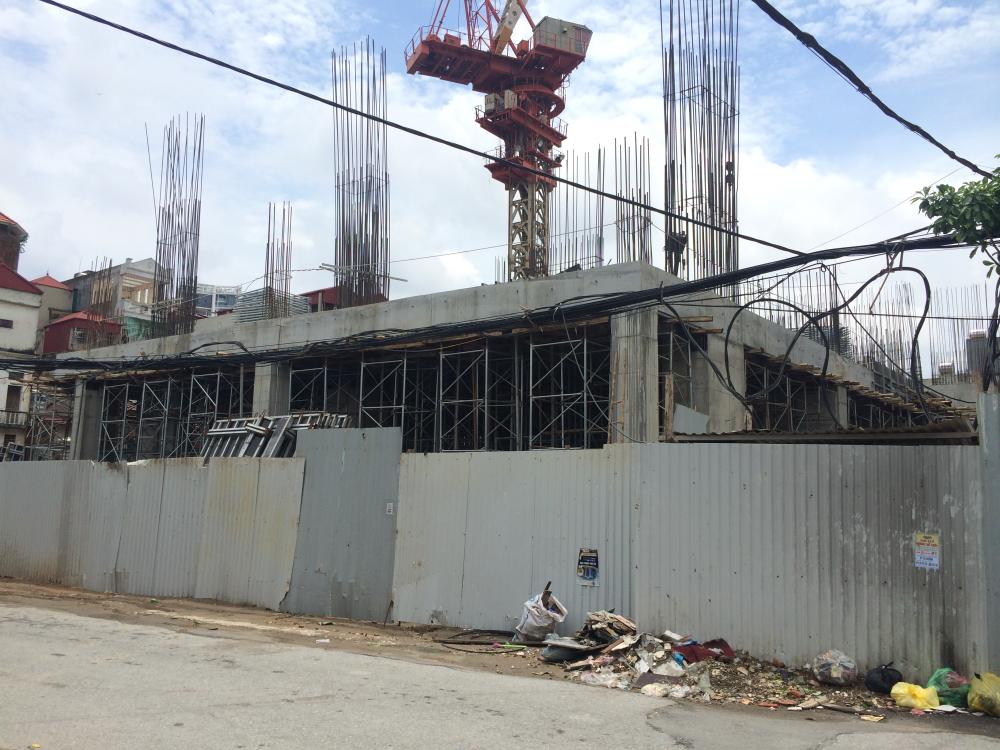 Dự án đang xây dựng những tầng đầu tiên