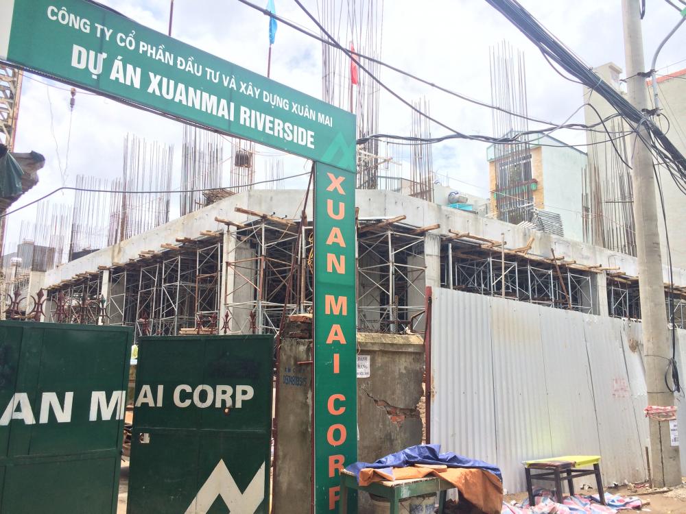 Dự án đang xây dựng những tầng đầu tiên