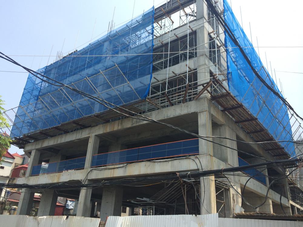 Dự án đang thi công tới mặt sàn tầng 16